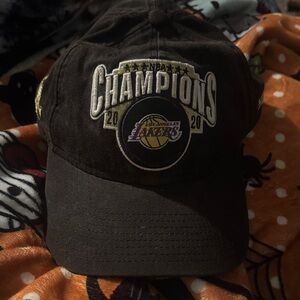 NBA Champions Black and Gold Cap